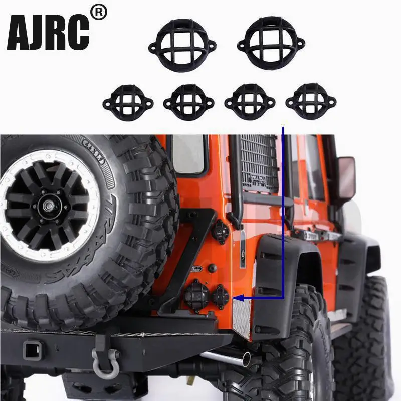 AJRC ABS Защитный абажур для 1/10 Rc Гусеничный автомобиль Traxxas Trx4 фото задняя лампа