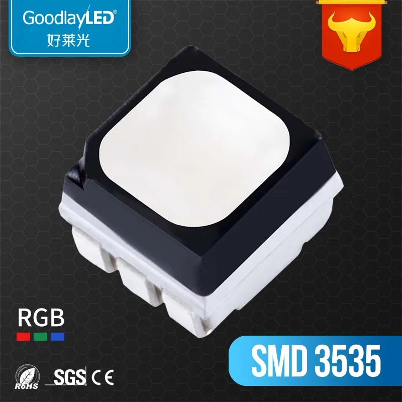 1000PCS High Flux LUXEON SMD 3535 LED Taiwan или USA chip Ra70 RGB diode|Светодиодные ленты| |