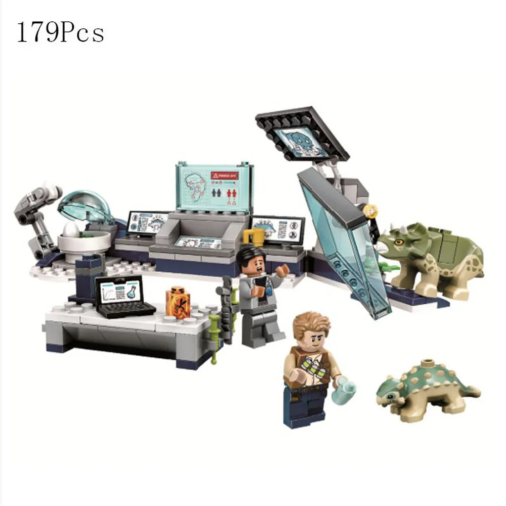 Конструктор Парк Юрского периода механический тираннозавр T-rex индоминус