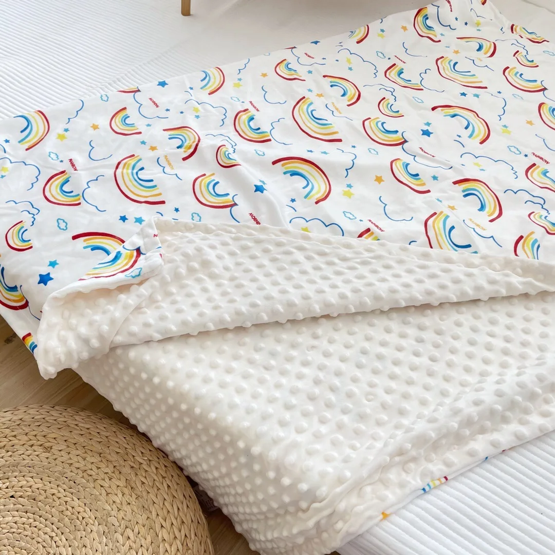 Детское одеяло из теплого флиса с рисунком совы цветочное для младенцев Bebe