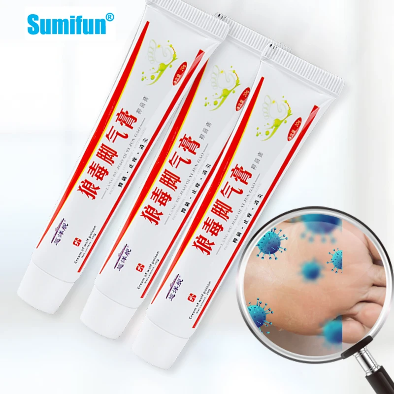 

20g/pcs Chinese Medicine Beriberi Removal Cream Anti Bacteria Ointment for Athlete Foot Erosion Peeling Blisters Feet Care