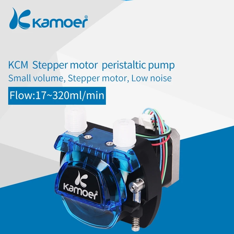 Kamoer Новое поступление Горячая распродажа! ККМ 12/24V шаговый мотор перистальтический насос с использованием геотермальной энергии(13,5~ 320 мл/мин., 4/8 роторов
