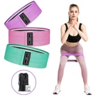 Тканевая повязка для фитнеса, Эспандер для тренировок в тренажерном зале, ног, бедра, ягодиц, упражнений