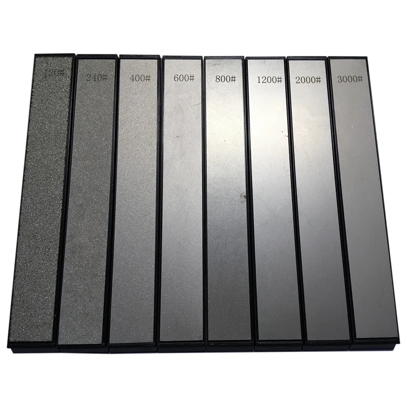 

8Pcs Diamond Stone Bar Knife Sharpener Fixed Angle Sharpening Diamond Whetstone Kitchen Frinding Blade Sharpening