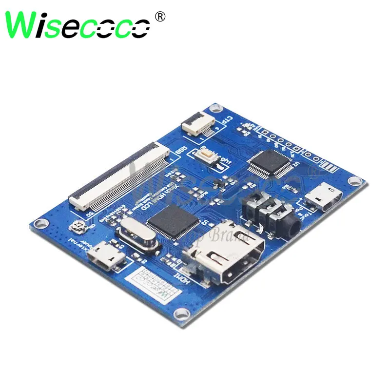 Wisecoco lvds Аудио hdmi интерфейс сенсорный драйвер платы Поддержка 2 к 4 к источник сигнала Поддержка Android Linux системы