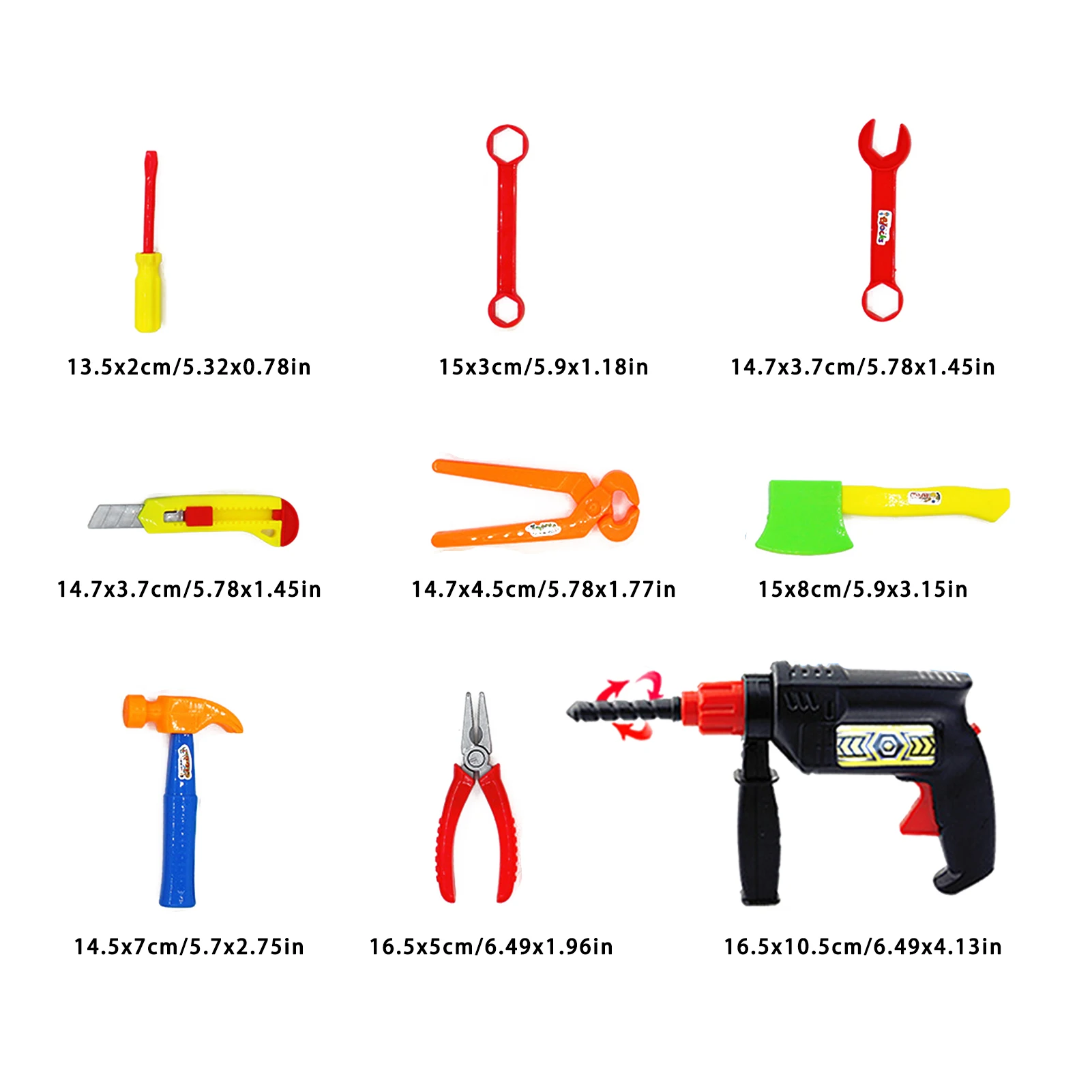 

Kids Toolbox Pretend Play Set Educational Montessori Toys Nut Disassembly Screw Assembly Simulation Repair Carpenter Tool