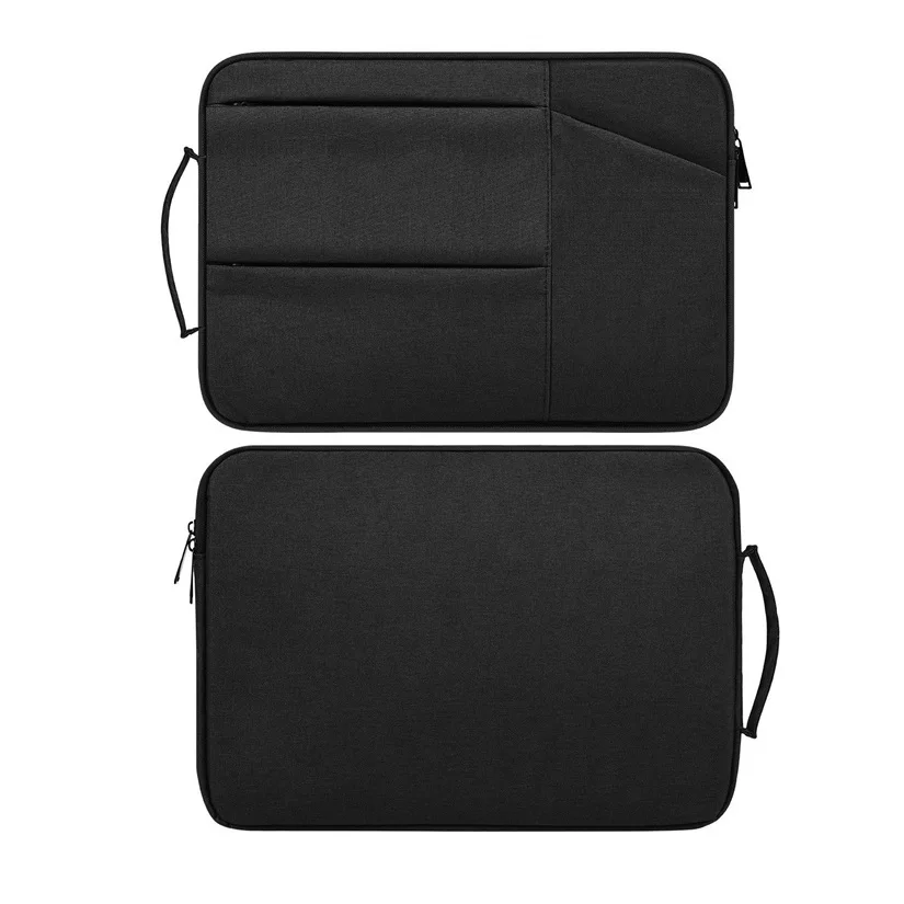 Чехол сумка для ноутбука обложка чехол для Macbook Pro Retina 11 13 15 Ultrabook ноутбук сумка для mac книги 11.6 13.3 15.4 дюймов - Цвет: Black