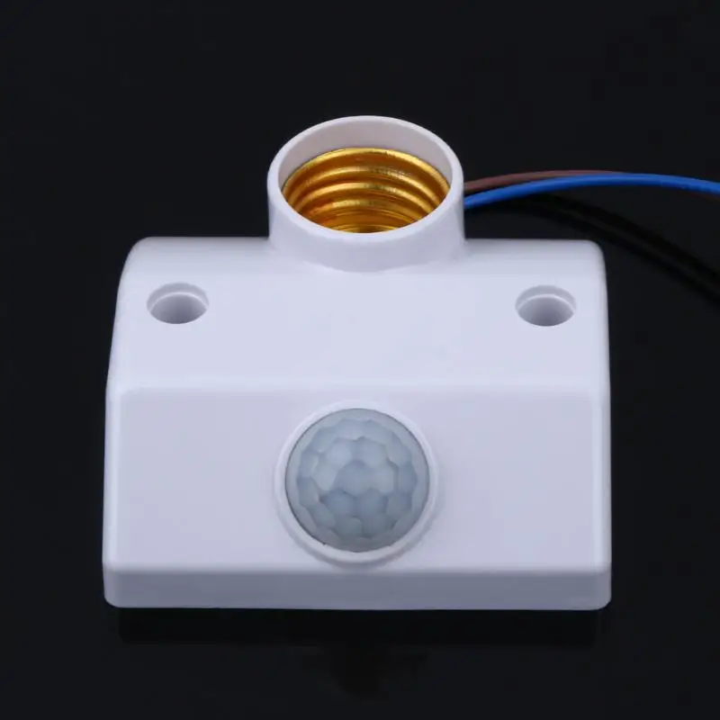 

E27 220V Infrared Motion Sensor Automatic Light Lamp Holder Switch E27 220V PIR Infrared Motion Sensor LED Light Lamp Holder LED
