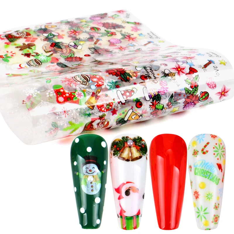 

Nail Foils Christmas/Halloween/Butterfly Series Nail Transfer Foils Decorations DIY idea nail Art Transfer Sticker Decals