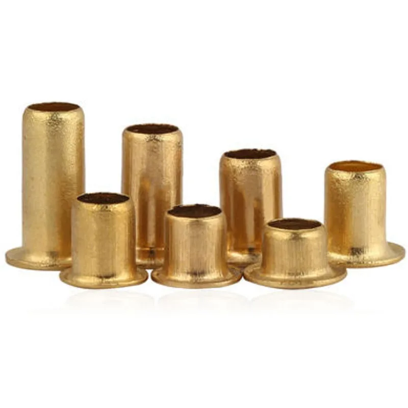 M6 Copper Brass Vias Rivet Nuts Through Hole Rivets Hollow Grommets DIN 7340 GB 876 | Обустройство дома