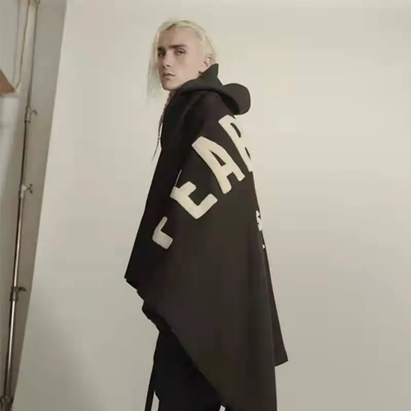 

Необходимый сезон 6, большая накидка с логотипом, накидка-одеяло, уличный тяжелый тренчкот Kanye West, ветровка