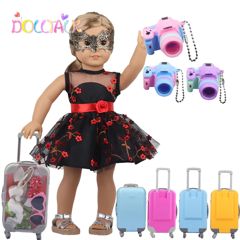 Аксессуары для кукол 18 дюймов набор путешествий нашивка под глаза рук с