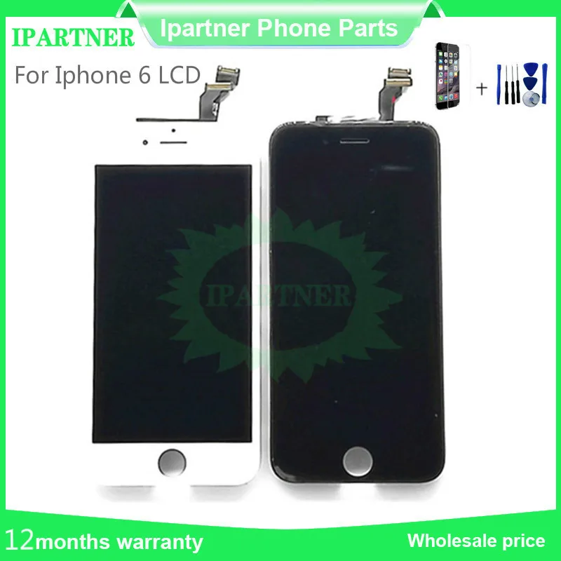 10 шт./лот для Longteng ЖК дисплей Iphone 6 Запчасти авто 4 7 дюймов Экран с инструментами 3 м