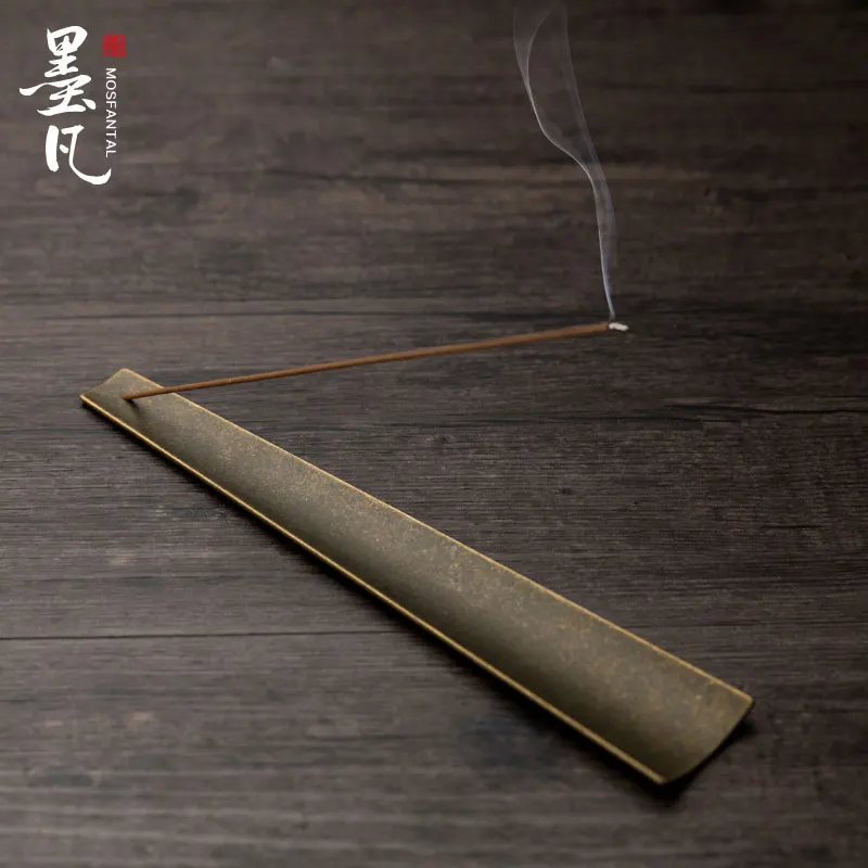 Stand Brass Incense Burner Bronze Metal Base Home Smell Room Fragrance Aromatic Diffuser Cheiro Para Casa Decor KK60XL | Дом и сад