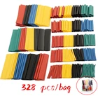 328 шт. 2:1 полиолефина Ассорти термоусадочные трубки Обёрточная бумага провод кабель с изоляцией трубки комплект трубок Прямая поставка Новинка 2021