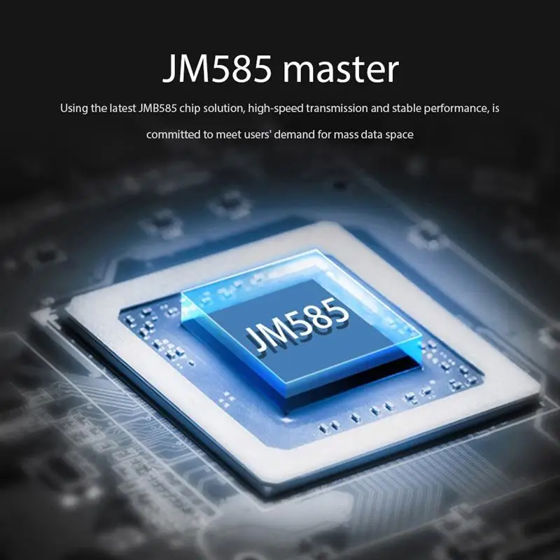 Плата расширения PCIE X16 NVME M.2 RAID плата PCI-E-SATA 20 портов адаптер JMB585 для ASUS Hyper M.2X16 -