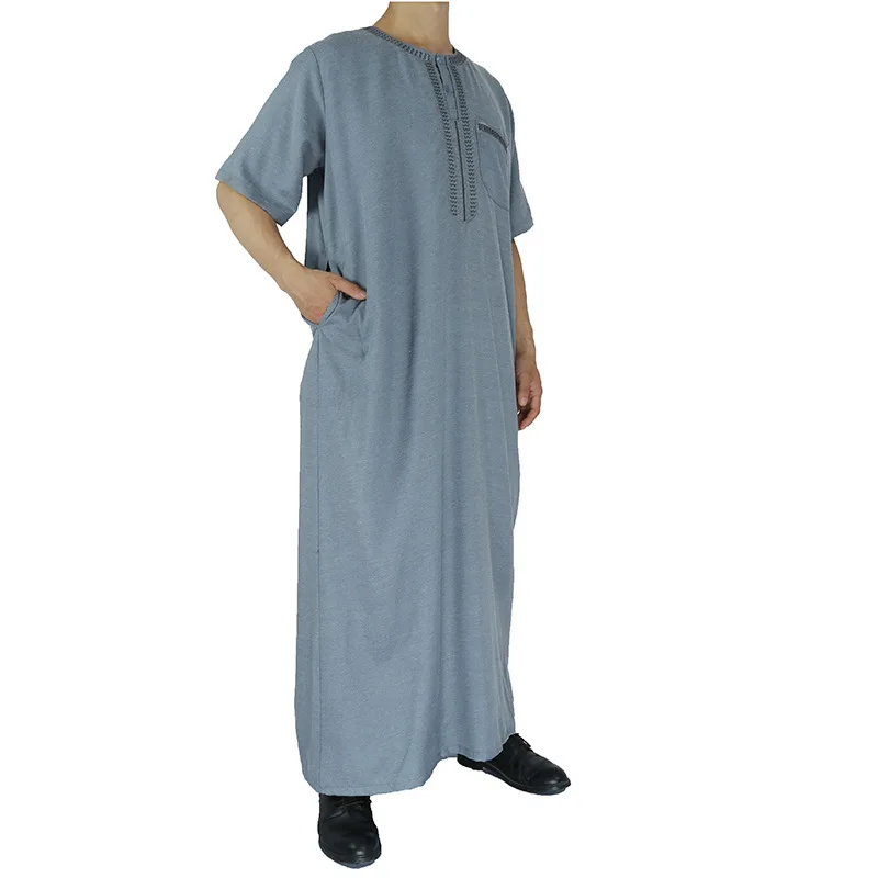 Мусульманская одежда для мужчин мусульманская Модная белая молитвенная