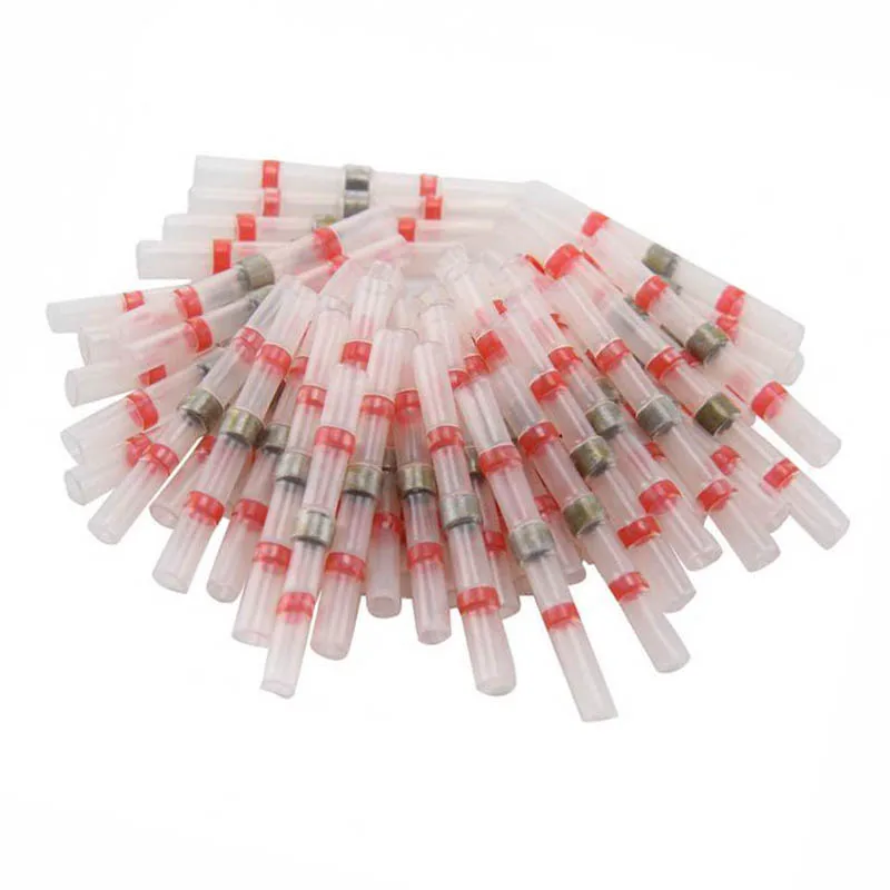 Автомобильная термоусадочная трубка Луженая Медь 100 шт 22 18AWG терминал