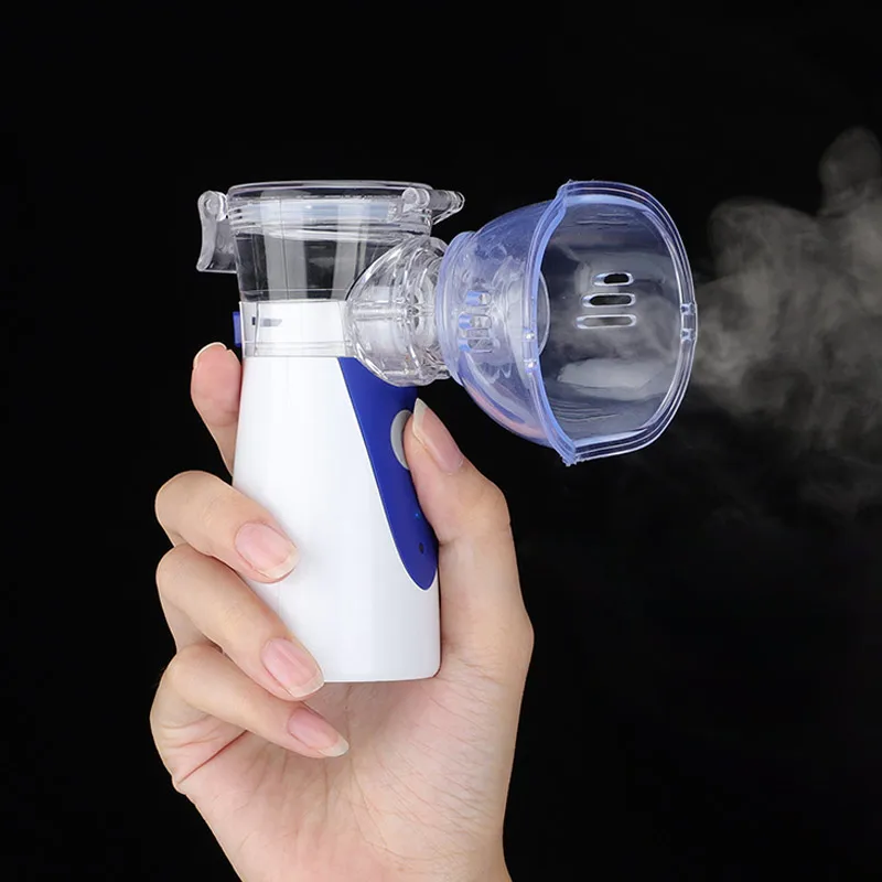 Mesh Inhale Nebulizer Mini Portable HandheldType Respiratory Tract Inhalation Nebulizador Automizer Children Adult Health Care