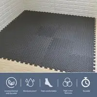 30*30cm Sports Protection Gym Flooring Mats Puzzle Exercise EVA Foam Interlocking Tiles For Home Indoor Workout 12PCS | Спорт и