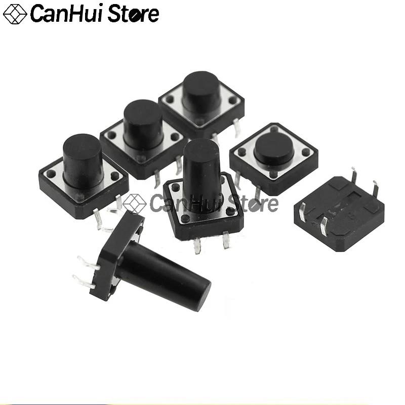 

50 шт. пластиковые прямые сенсорные переключатели DIP4