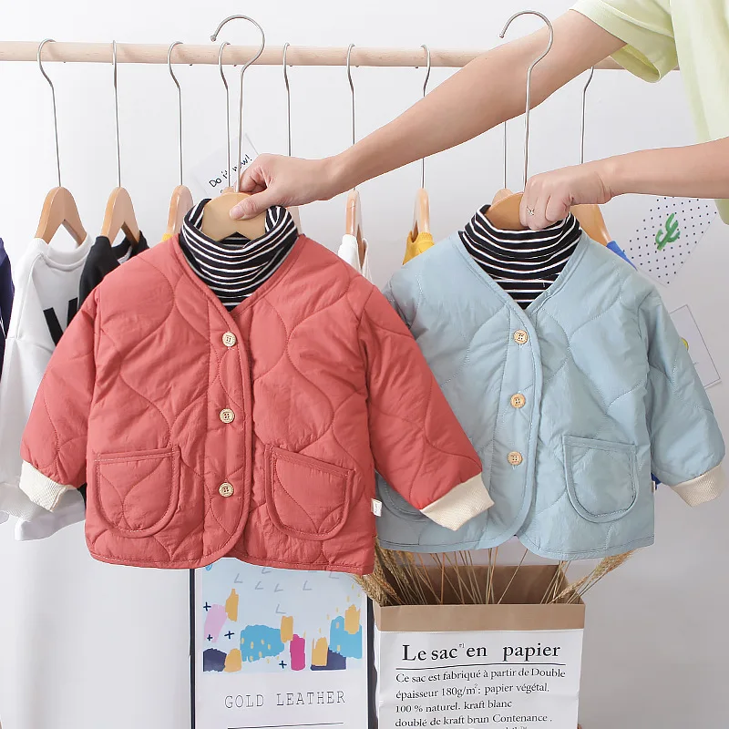 Комплекты одежды для детей зимняя бархатная одежда из 2 предметов маленьких