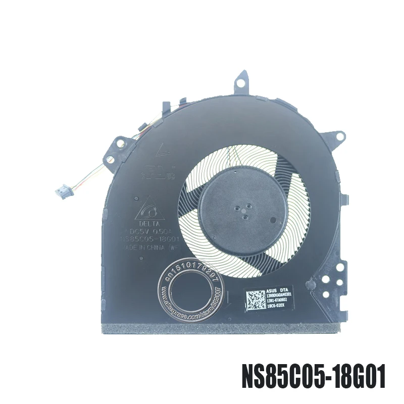 Ноутбук Процессор Вентилятор охлаждения NS85C05 18G01 DC5V 0.50A 4PIN для ASUS VIVOBOOK X512DA X512UA X512UF