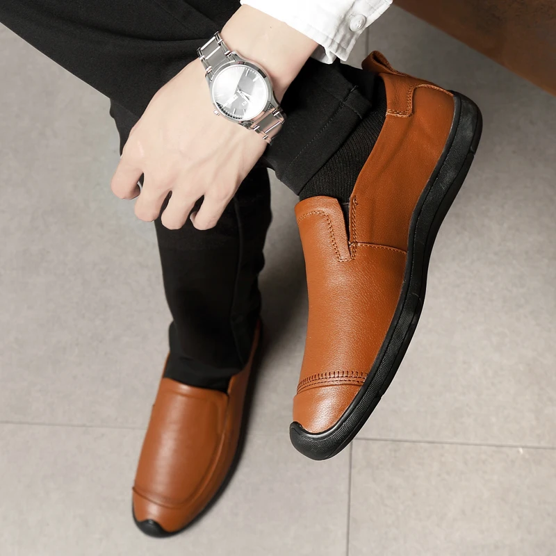 

sale leisure fashion sneakers breathable black hot masculino cuero spring para for 2020 informales casual men Mens causal de