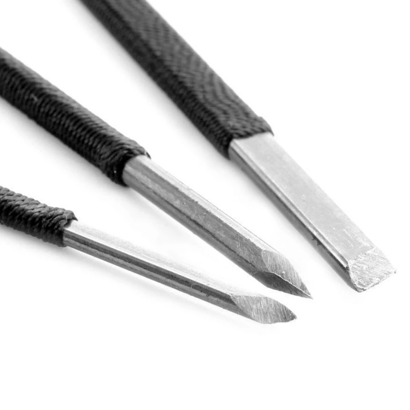 10 шт. высокоуглеродистое долото для резьбы по камню инструменты деревообработки