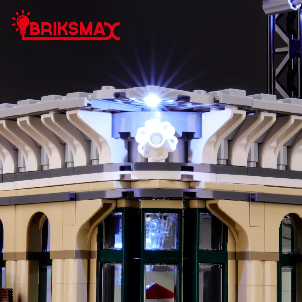 BriksMax Led Light Up Kit для Creator большой торговый центр строительные блоки, совместимые с 10211(не включая модель