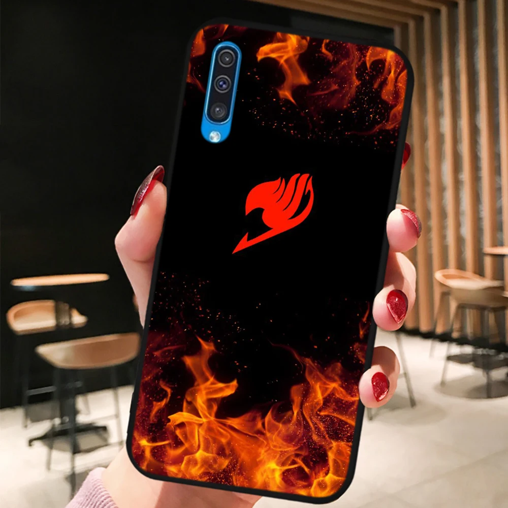 Чехол для телефона из ТПУ с Аниме Манга Фея хвост Samsung Galaxy A10s A20s A30s A40s A50s Note 10 Plus
