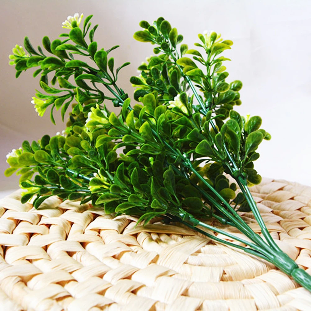 

Green plastic grass plant artificial flower babys breath wedding home christmas decoration party office flower