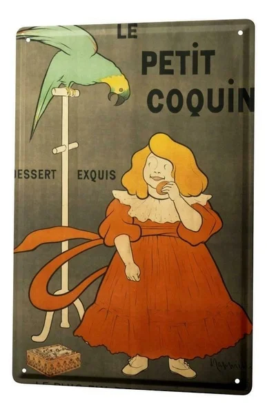 

Tin Sign Bird Parrot