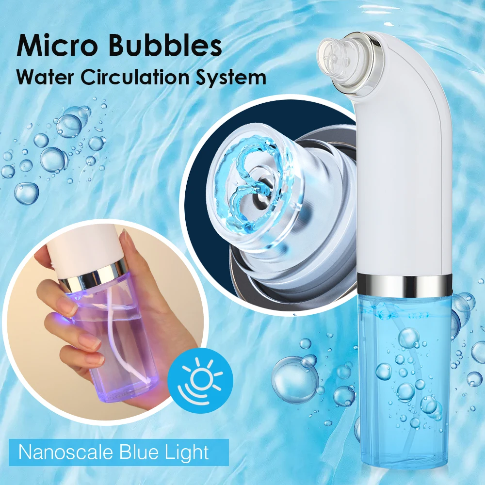 

Small Bubble Nose Blackhead Remover Electric Facial Cleaner Deep Pore Acne Pimple Removal Extractor Vacuum Beauty Skin Care Tool