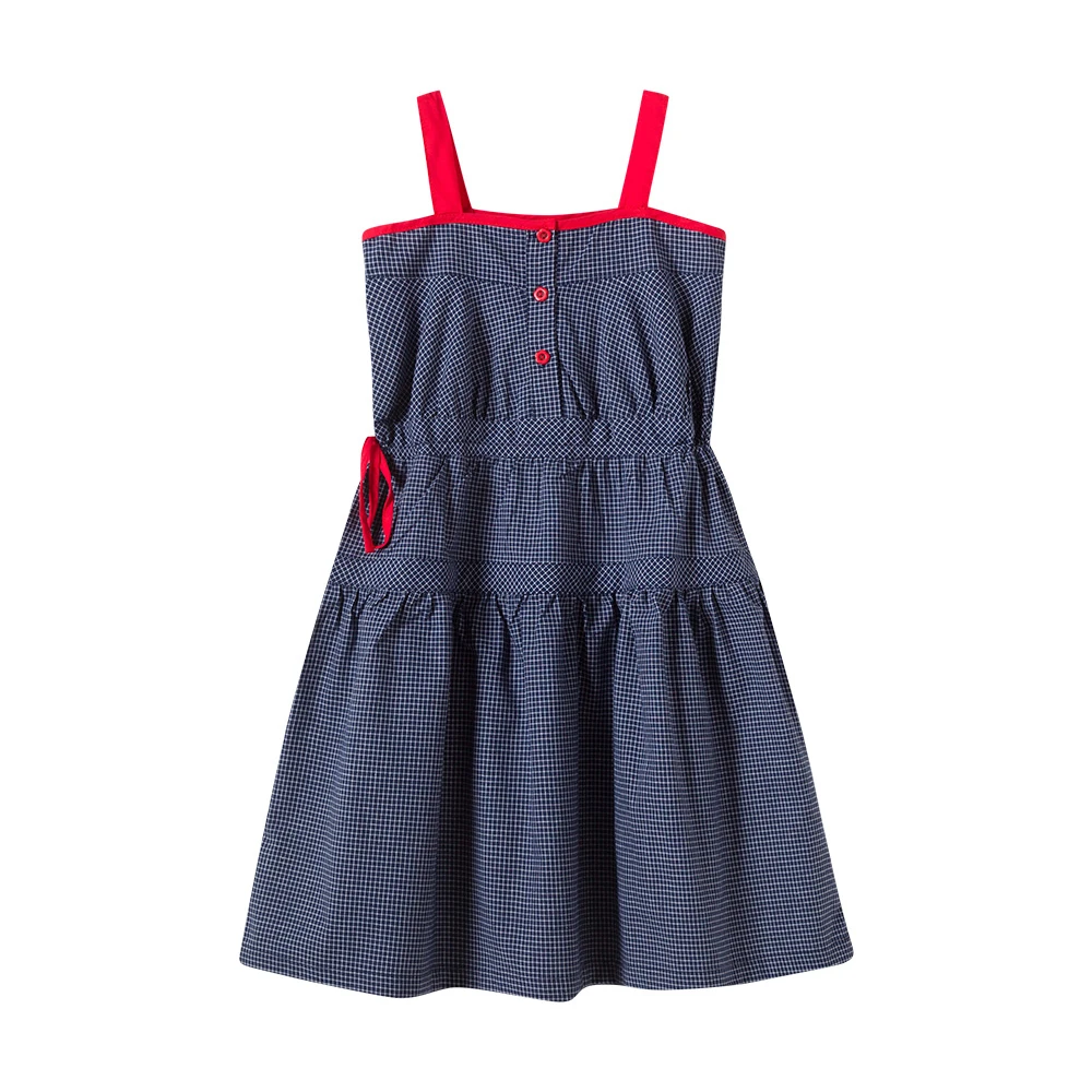 Летнее платье для девочек-подростков элегантные Лоскутные Платья малышей