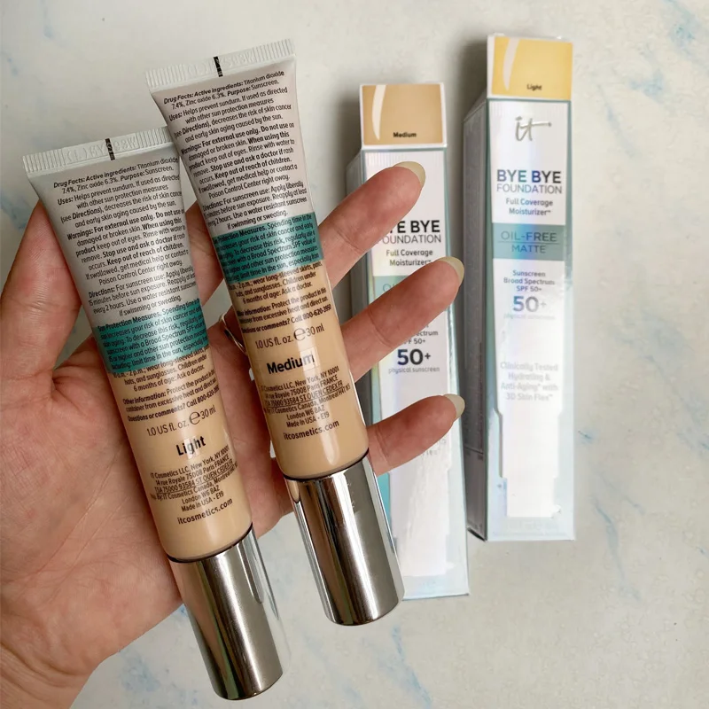 Горячая Распродажа It Cosmetics CC + крем SPF50 полное покрытие средсветильник основа