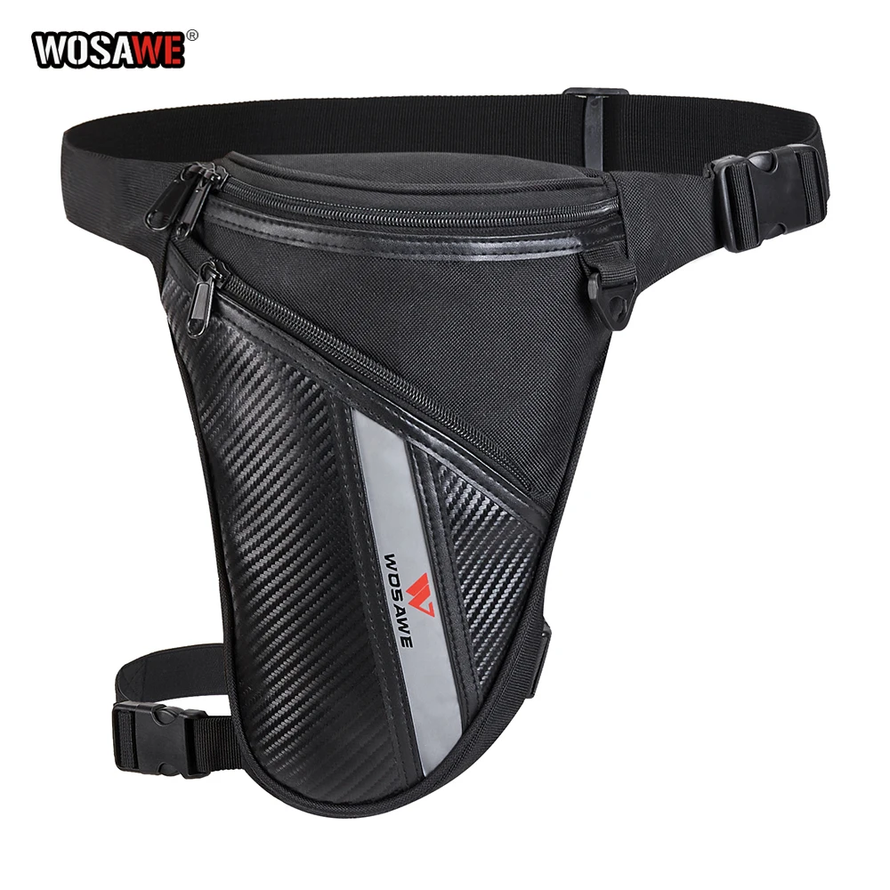 WOSAWE сумка для мотоцикла на ногу поясная мотокросса Ткань Оксфорд езда