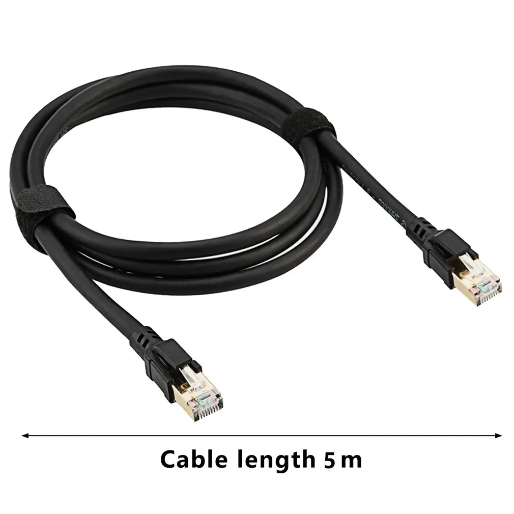 

Ethernet Cable Shielded 26awg Lastest 40gbps Heavy Duty High Speed Lan Network Cable For Router Modem Gaming