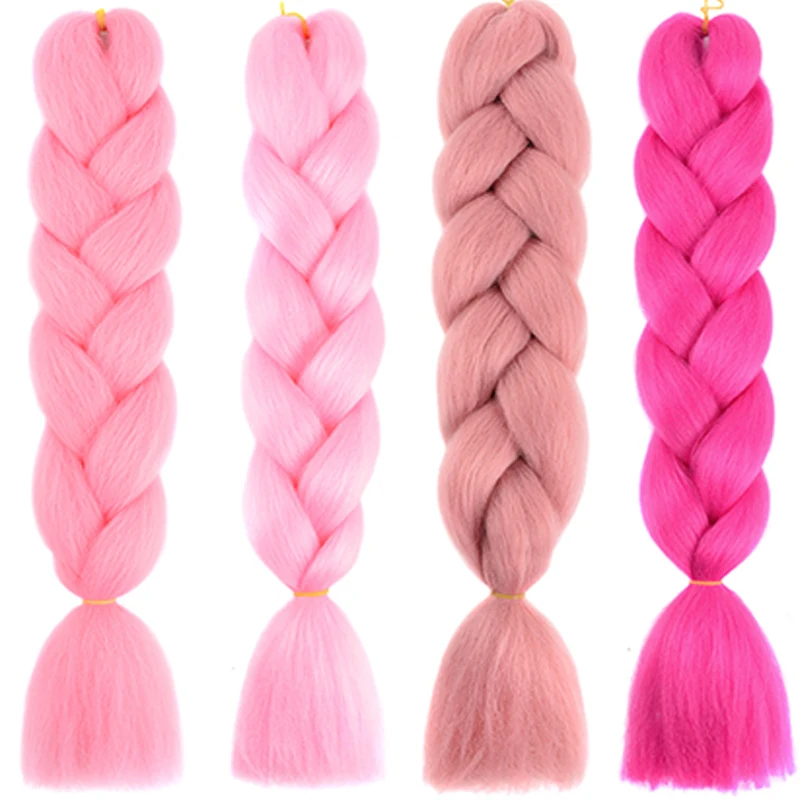 Loryana однотонные синтетические волосы для наращивания Джамбо косички мягкие Yaki