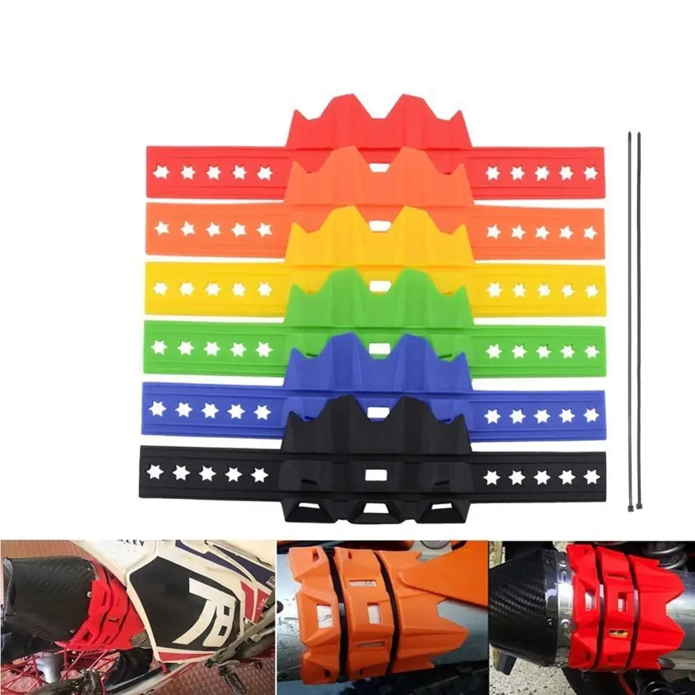 

Anti-scaling rubber ring for off-road motorcycle general exhaust pipe anti-scratch color exhaust cavity insulating ring