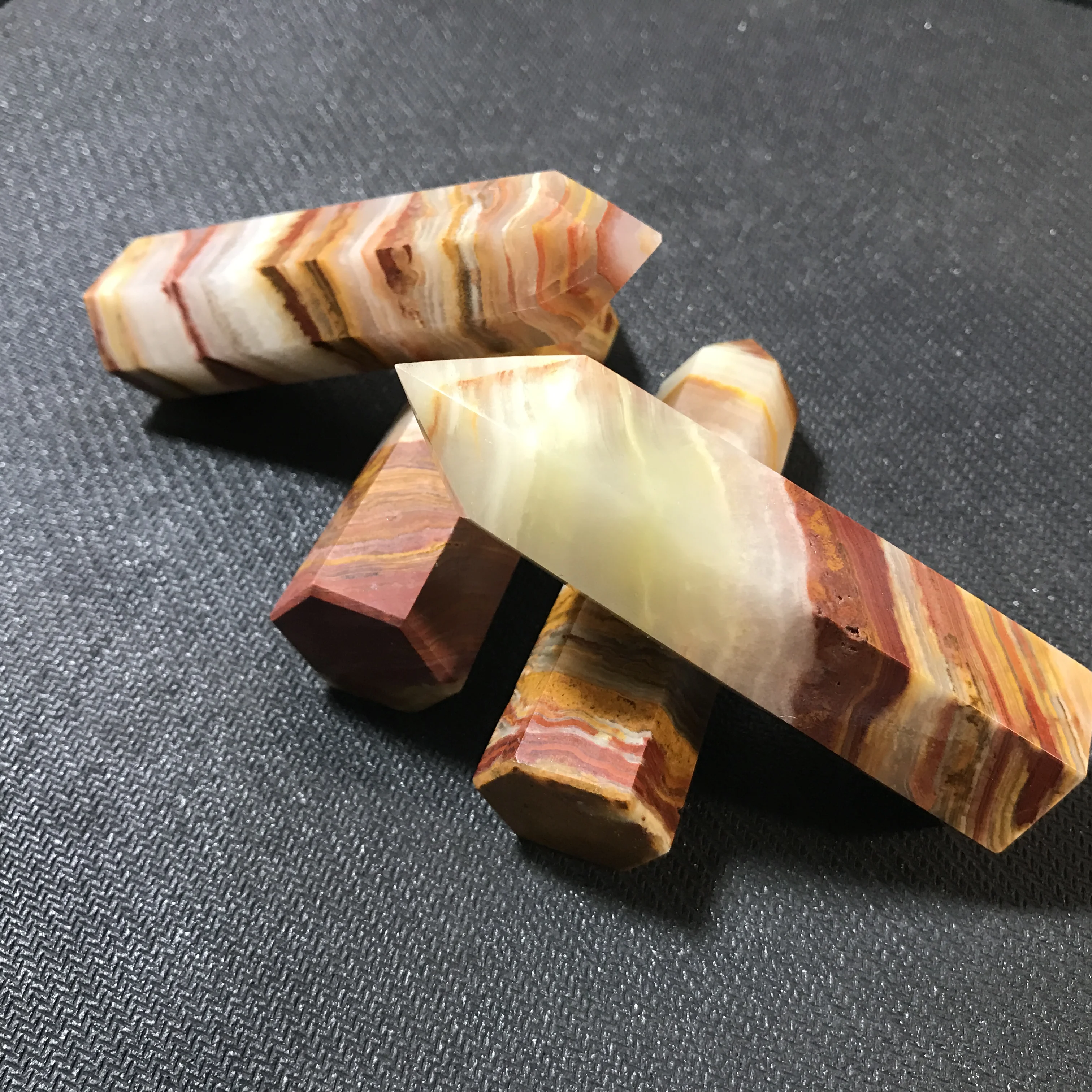 

4 pcs natural Afghanistan jade Crystal gemstone point Metaphysical chakra healing crystal wholesale home decor wholesale