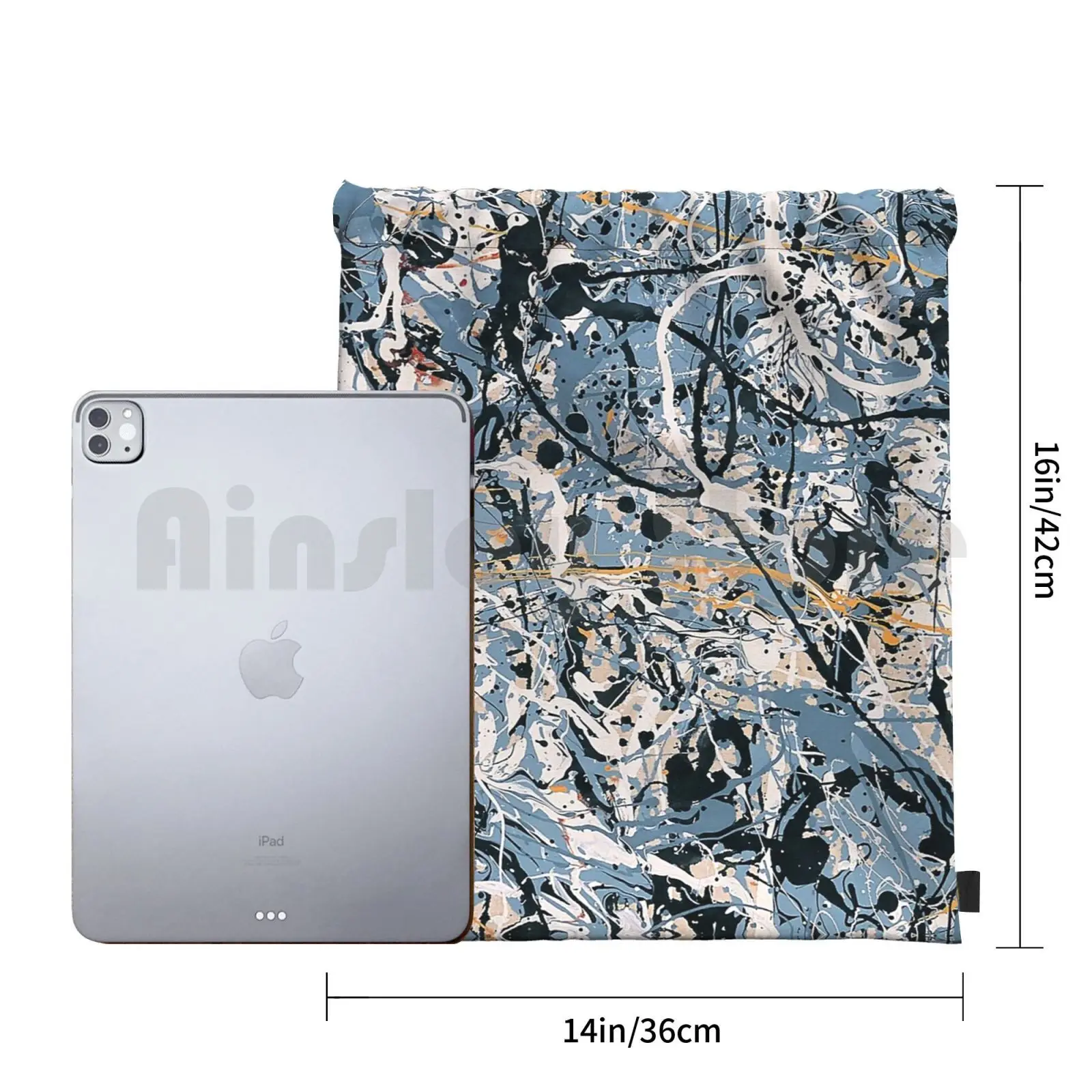 Рюкзак с камнями и розами сумка на шнурке мешковатый рюкзак для верховой езды