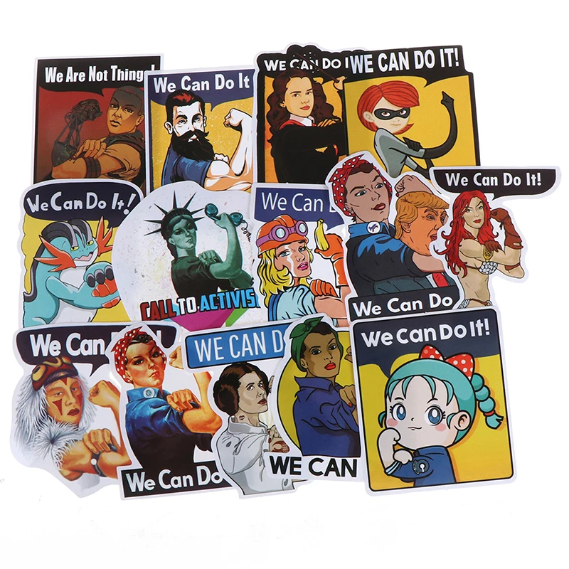 14 шт. забавные наклейки Трампа для ноутбука скейтборда дома Автомобиля Виниловые