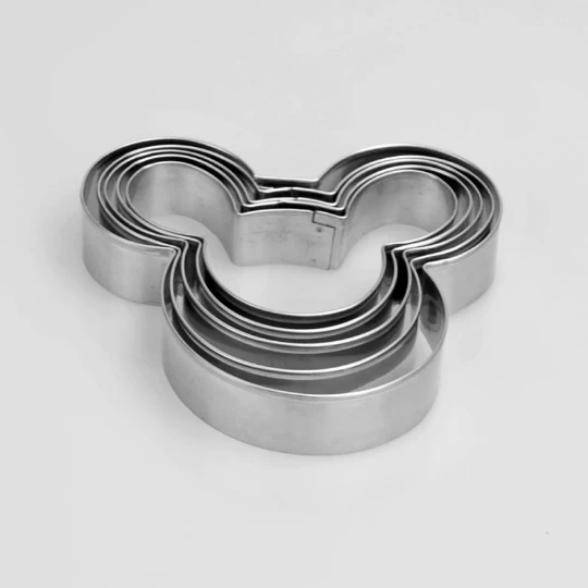 5 шт. мышь формочка для печенья Быстрая доставка Нержавеющая сталь резка формы