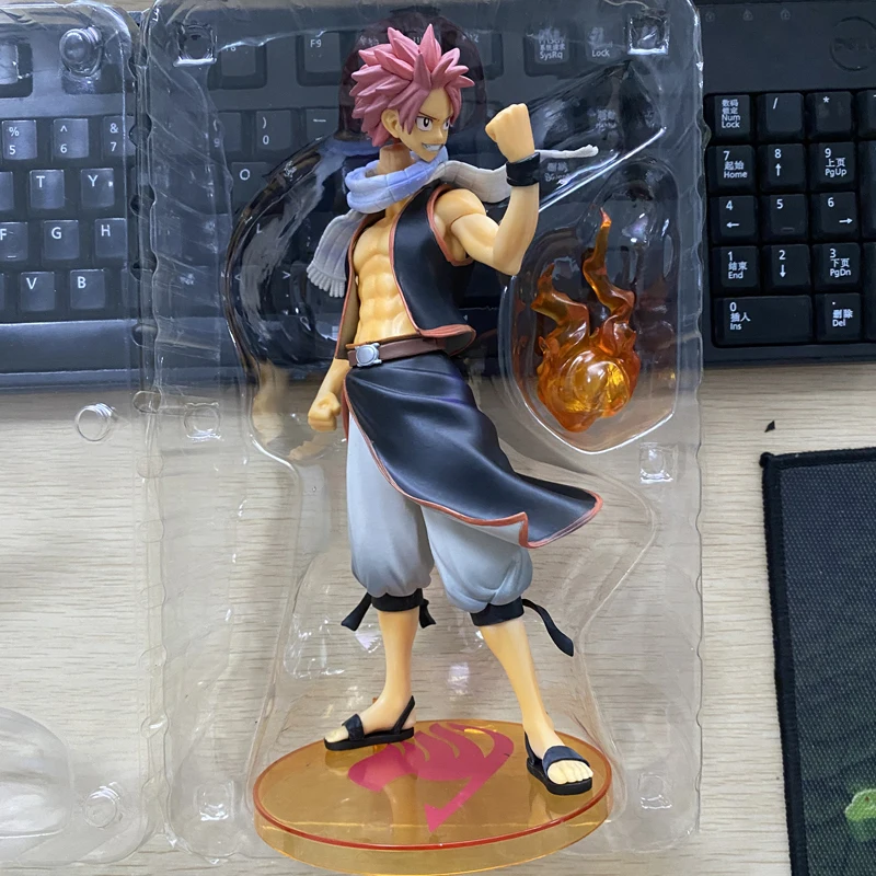 

Anime Fairy Tail Etherious Natsu Dragneel Action Figure Decorations Japan Anime Character Figurines Collectible Model Toys 20CM