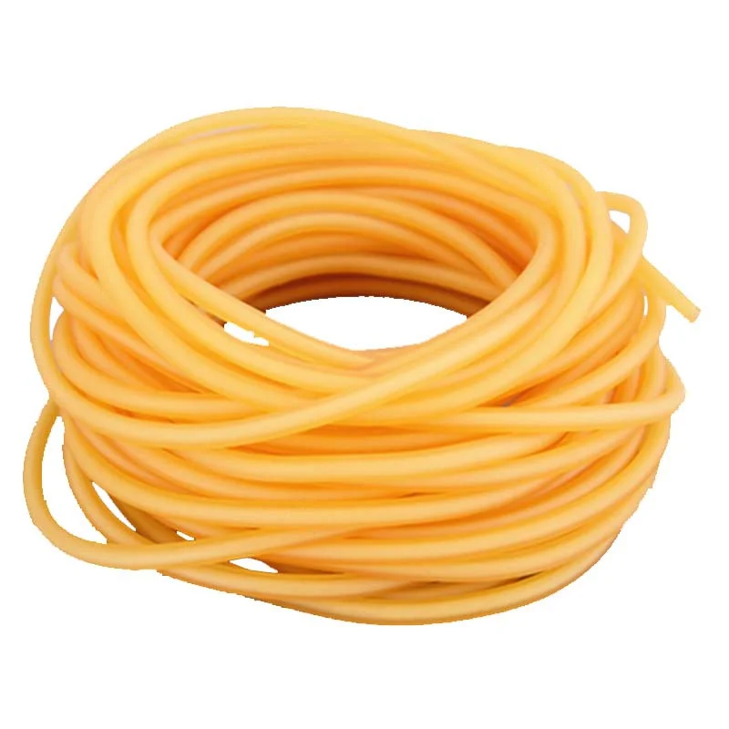 

10m Slingshot Round Rubber Band Natural Latex Tube Type 1745 1842 2050 Catapult Accessories for Outdoor Sports Hunting Shooting