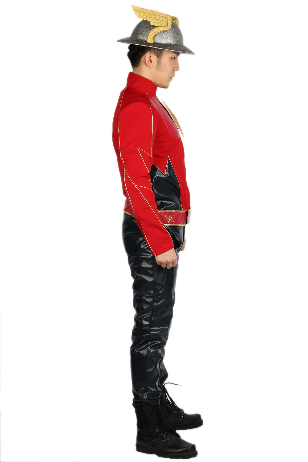 X-COSTUME распродажа 45% скидка флэш сезон 2 Джей костюм garrick для косплея и Хэллоуина подарок для фанатов высокого качества