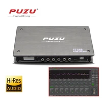 car dsp pure digital signal processor 6ch rca in to 8ch rca out car dsp 31band eq tuning support computer software adjustment