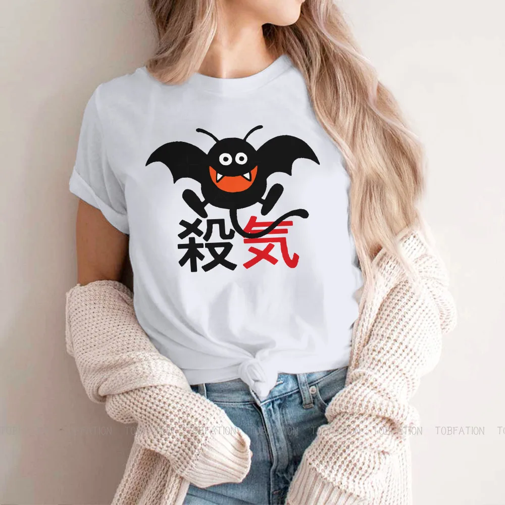 

Dracky Bloodlust Kanji TShirt For Girls Dragon Quest Dragonlord Hero Game Tops Style Lady T Shirt Homme Print