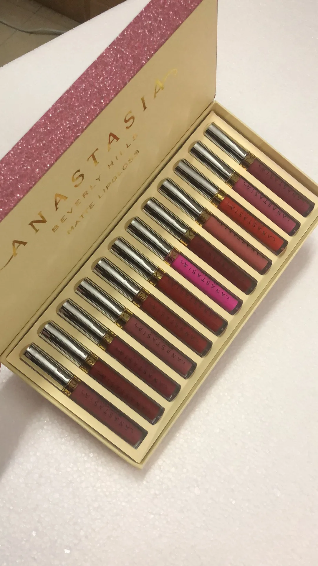 Анастасия макияж Beverlying холмов миниатюрный блеск для губ матовая блестящая